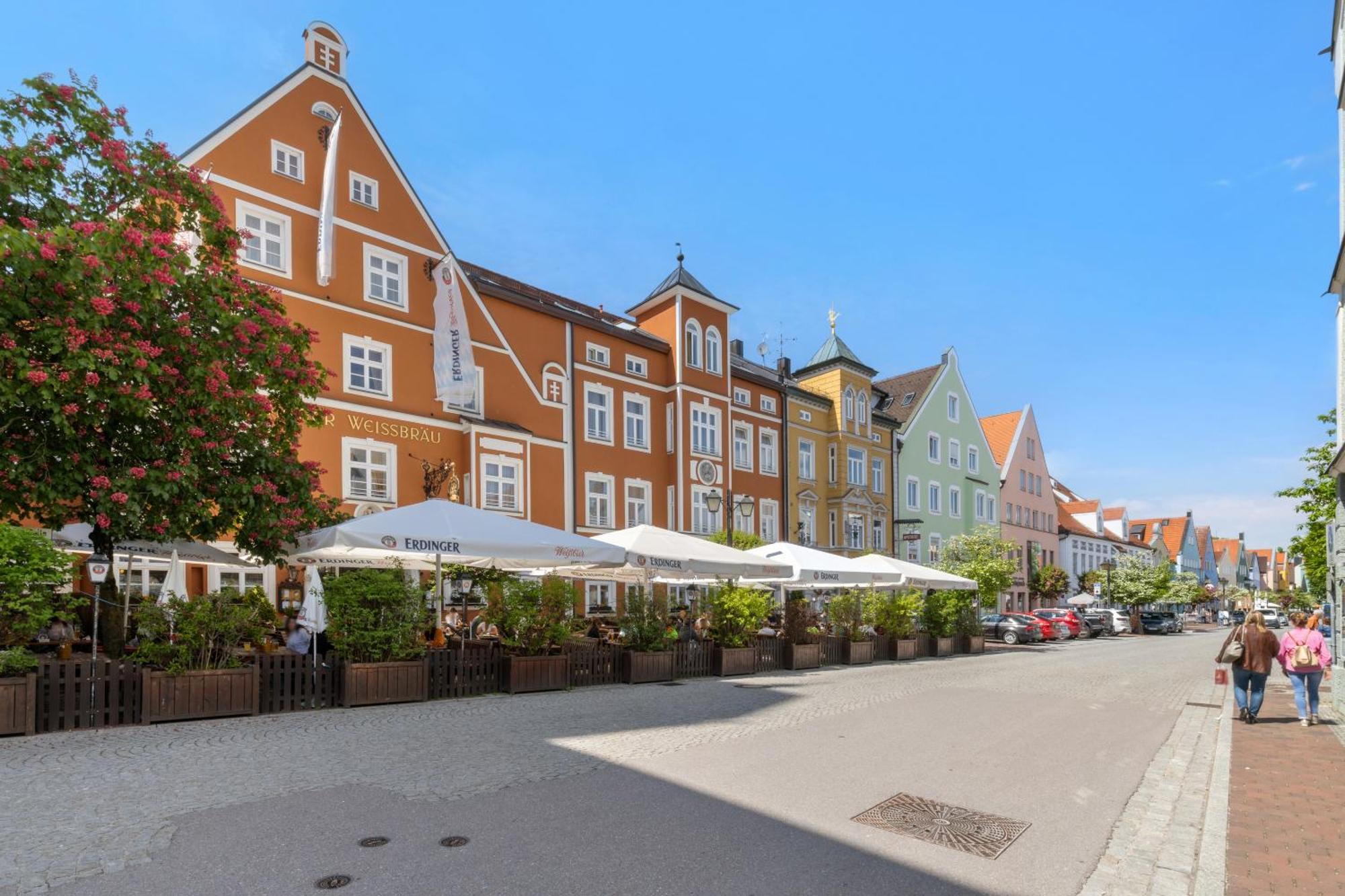 Helloflats - Luxus-Penthouse - Balkon - Parking - Zentrum - Therme - Naehe Flughafen Muc Erding Dış mekan fotoğraf